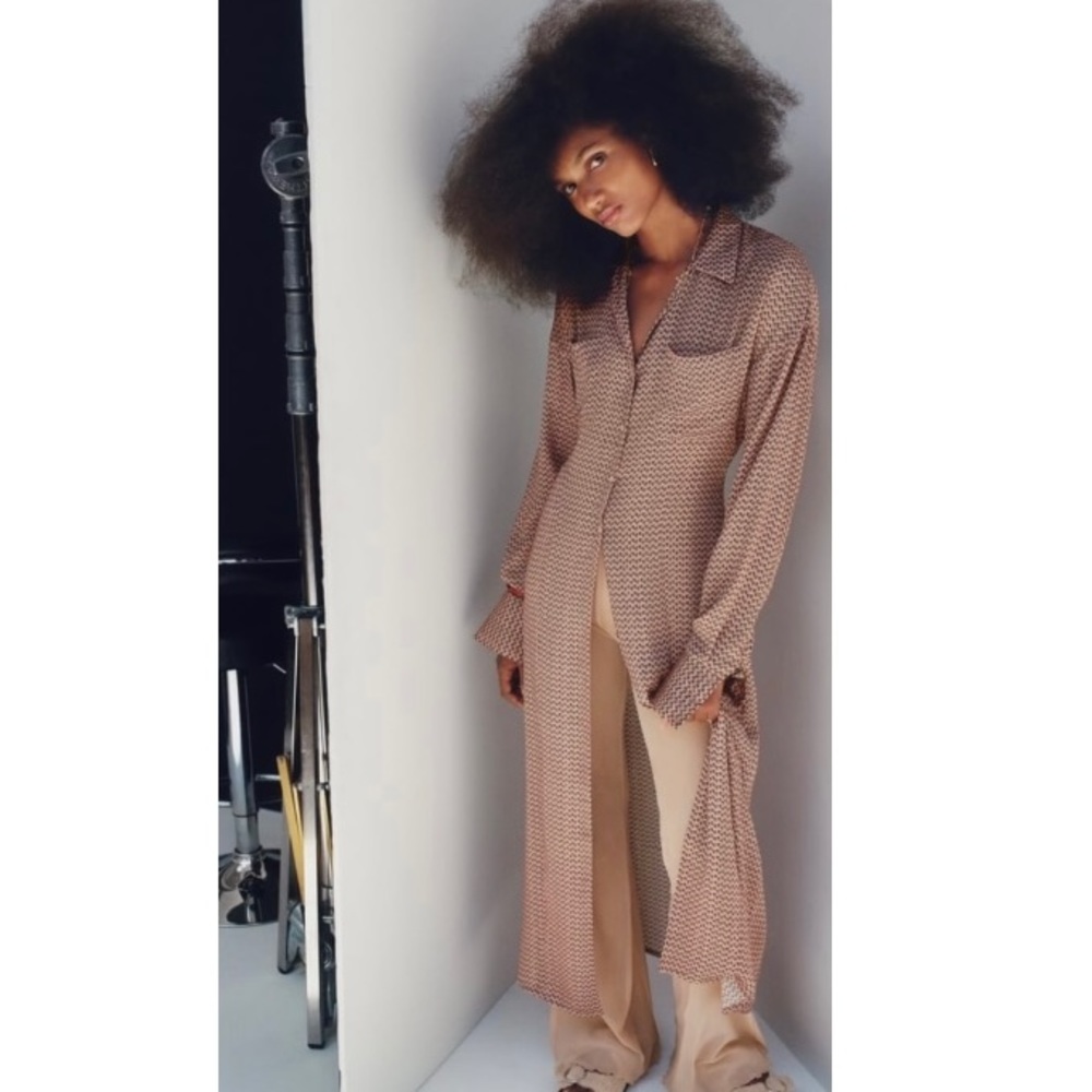 Zara shirt dress